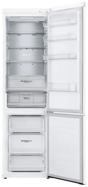 Frigider cu doua usi LG GAB509MVQM / 384 l / 203 cm / A++ / Alb photo 7