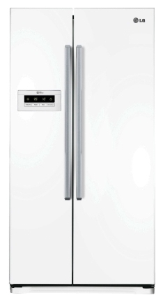 Frigider Side-by-Side LG GCB207GVQV / 528 l / 176 cm / A+ / Alb photo 1