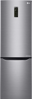 Холодильник с нижней морозильной камерой LG GAB429SMQZ, 302 л, 191 см, A++, Серебристый