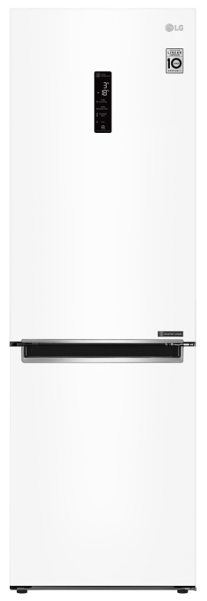 Холодильник двухдверный LG GA-B459MQQZ / 341 л / 186 см / A++ / Белый photo 1