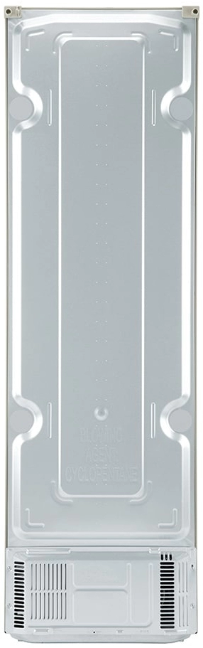 Frigider cu congelator jos LG GAB499SEQZ, 360 l, 200 cm, A++, Bej