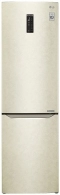 Холодильник с нижней морозильной камерой LG GAB499SEQZ, 360 л, 200 см, A++, Бежевый
