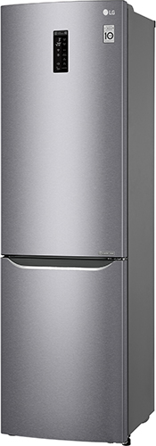 Frigider cu doua usi LG GAB499SMQZ / 360 l / 200 cm / A++ / Inox photo 5