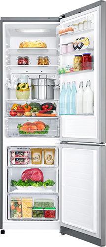 Frigider cu doua usi LG GAB499SMQZ / 360 l / 200 cm / A++ / Inox photo 6