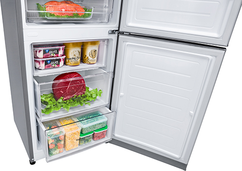 Frigider cu doua usi LG GAB499SMQZ / 360 l / 200 cm / A++ / Inox photo 7