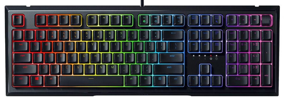 Клавиатура проводная  Razer Ornata V2, RZ0303380700R3R1 / Мембранная photo 2