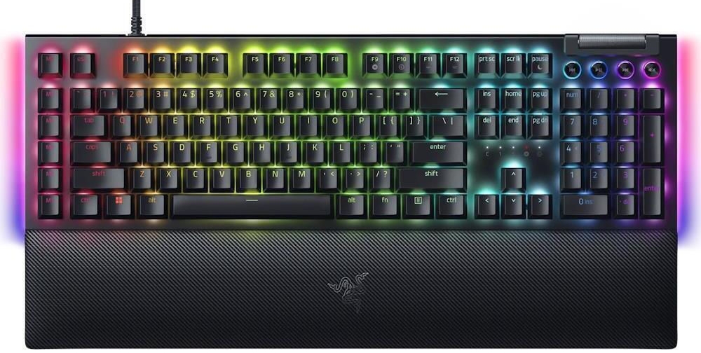 Клавиатура проводная  Razer Mechanical BlackWidow V4 RU (RZ03-04692500-R3R1) photo 1