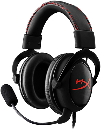 Căști HyperX Negru cu rosu Cu fir / Gaming / Negru cu rosu photo 1