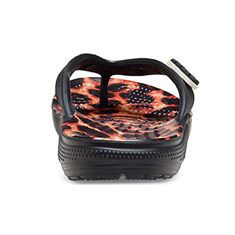 Шлепанцы Crocs Classic Animal Remix Flip / Унисекс / 36-37 / Черный photo 4