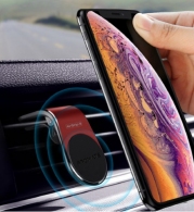 Автомобильный держатель для смартфона Promate AIRGRIP-3 Red thumbnav 3