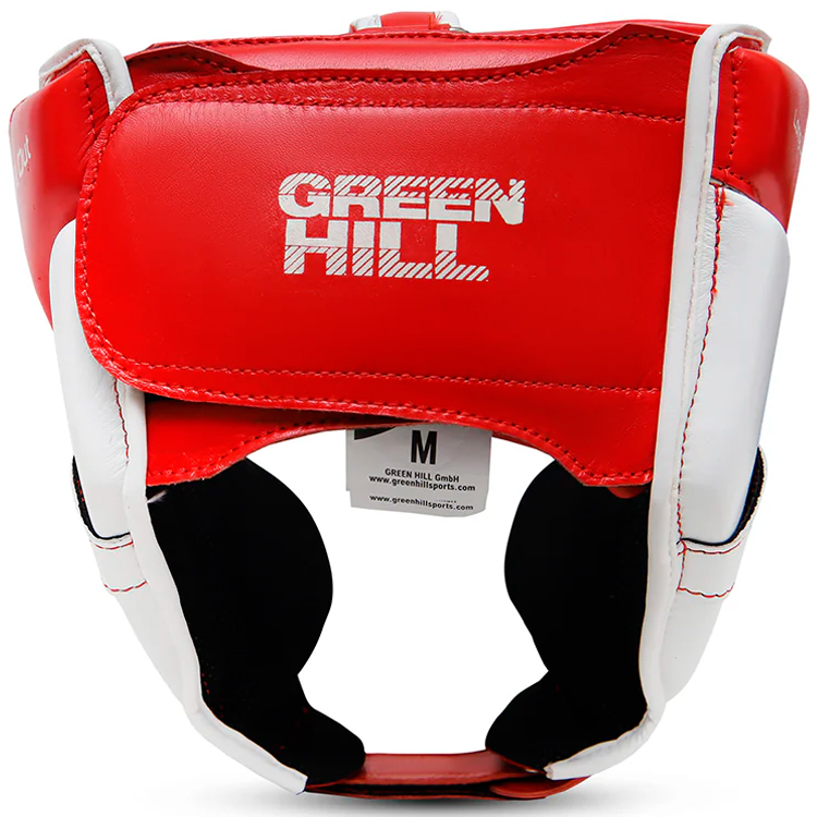Casca p/u box Green Hill OUT & OUT HGOO-2021, Alb-rosu	 photo 3