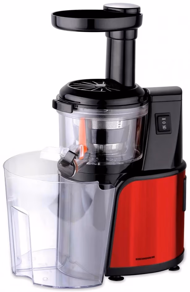 Storcator cu cilindru rotativ Heinner HSJ-600RD, 0.4 l, 150 W, 1 trepte viteza, Rosu 