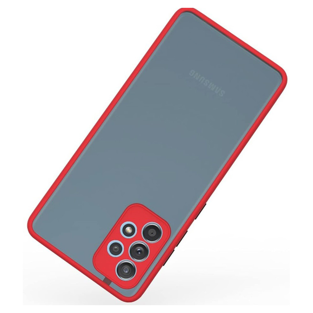 Husa Pentru smartphone Screen Geeks CamProt Samsung A73 Roşu photo 2