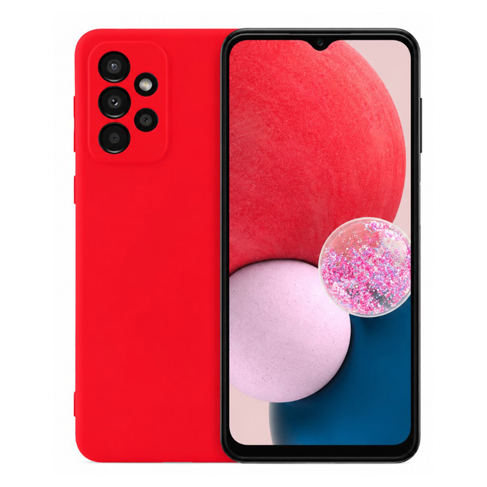 Husa Pentru smartphone Screen Geeks Soft Touch p/u Samsung A33 Roşu photo 2