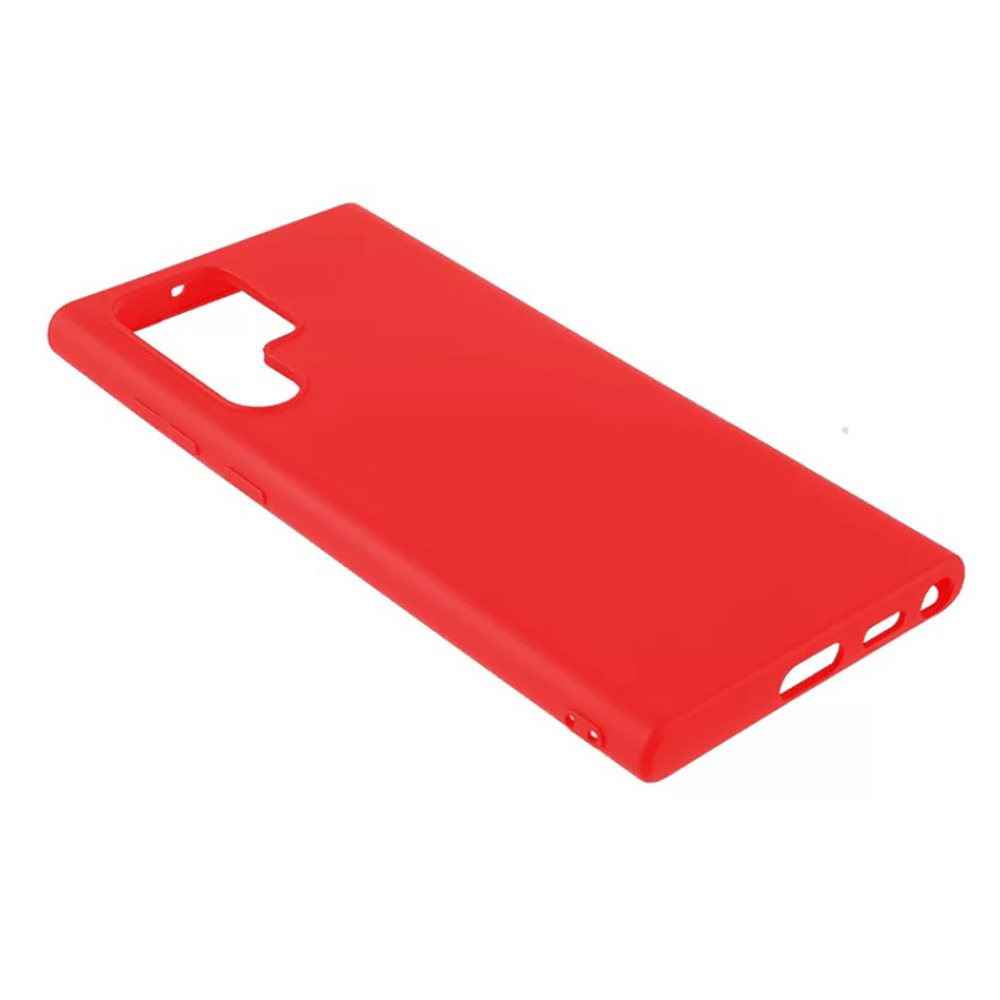 Husa Pentru smartphone Screen Geeks Soft Touch p/u Samsung S22 Ultra Roşu photo 4
