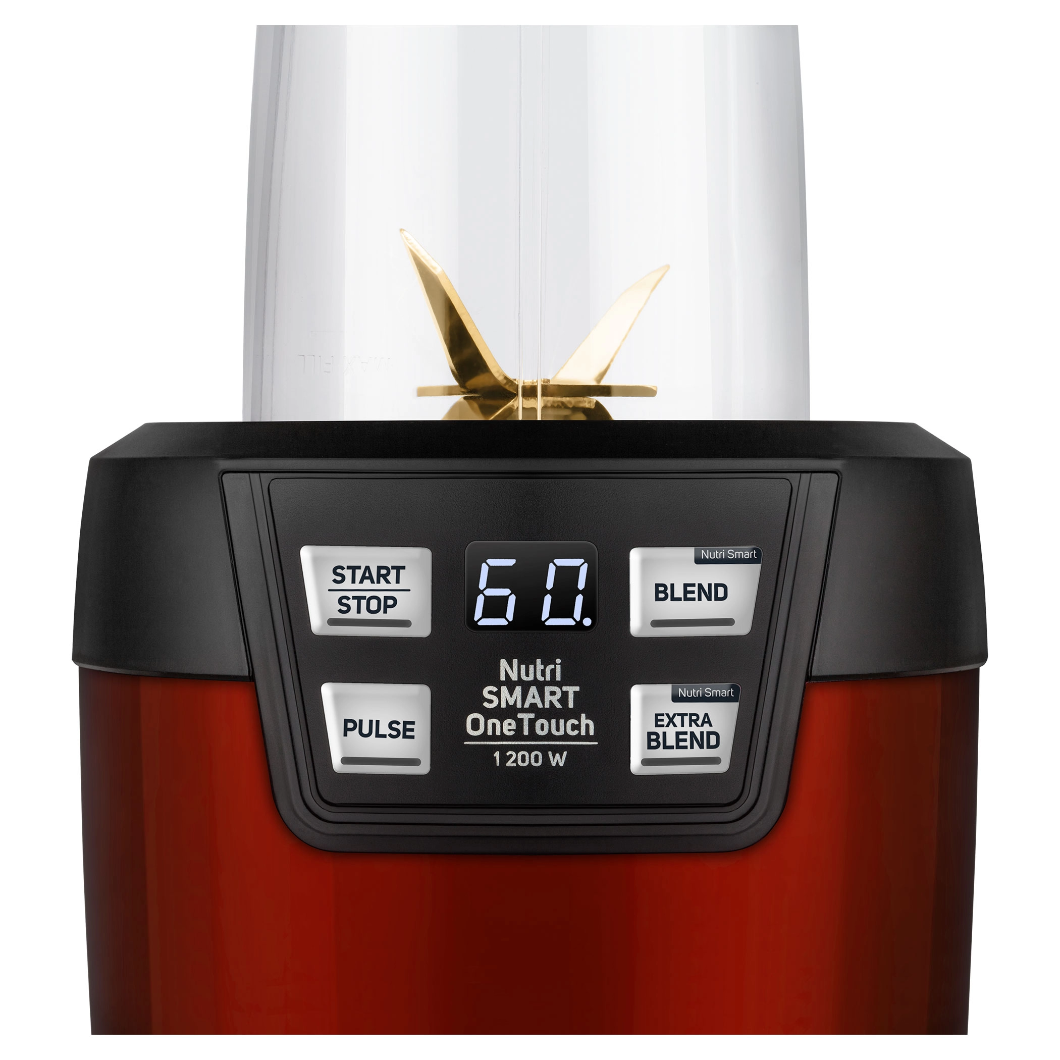 Blender pentru smoothie Sencor SNB 6601RD , 1200 W, 3 trepte viteza, Rosu