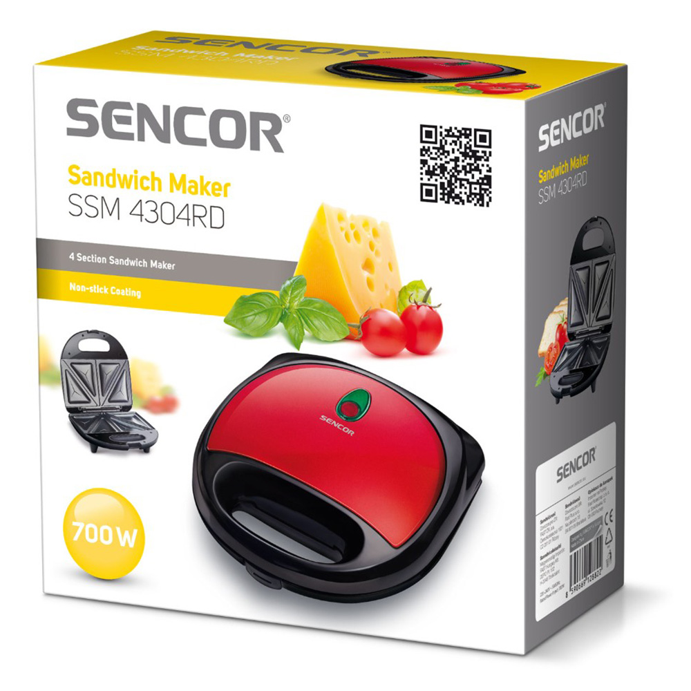 Бутербродница Sencor SSM 4304RD photo 9