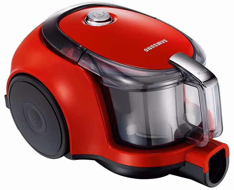 Пылесос с контейнером Samsung VC16BSNMARD, 1600 Вт, 83 дБ, Красный 