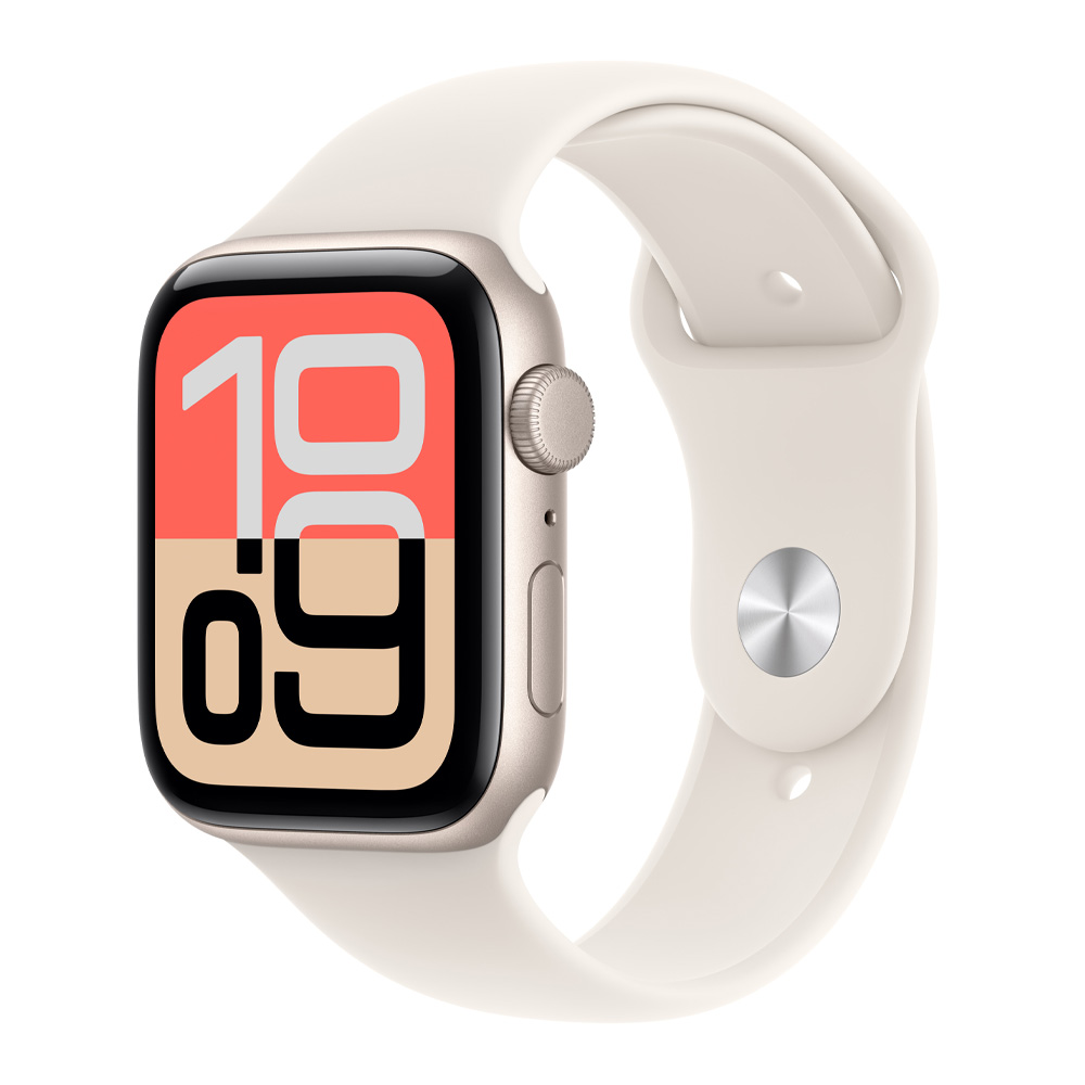 Ceas inteligent Apple Watch SE 3 GPS 40mm Starlight Aluminium Case with Starlight Sport Band - S/M photo 1