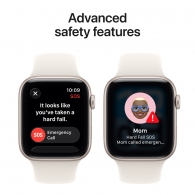 Ceas inteligent Apple Watch SE 3 GPS 40mm Starlight Aluminium Case with Starlight Sport Band - S/M thumbnav 7