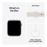 Ceas inteligent Apple Watch SE 3 GPS 40mm Starlight Aluminium Case with Starlight Sport Band - S/M thumbnav 8