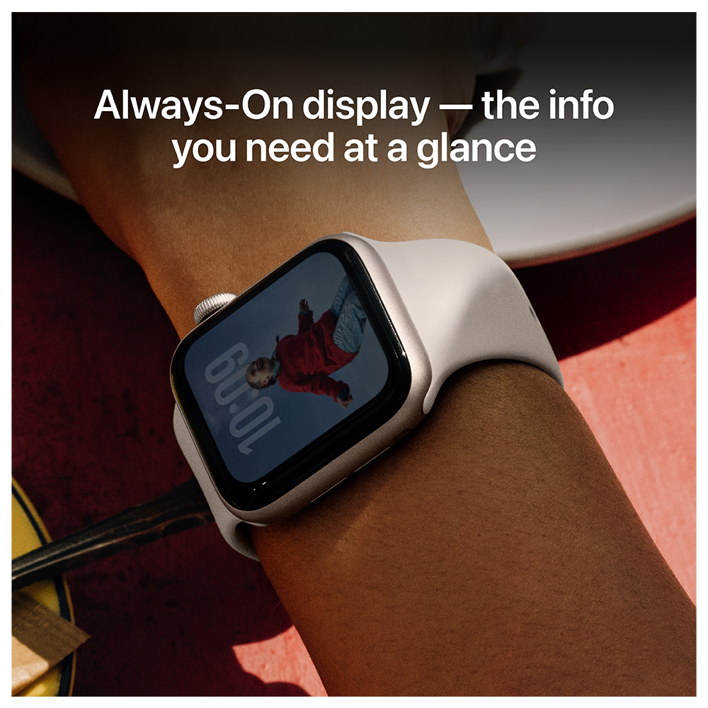 Смарт часы Apple Watch SE 3 GPS 44mm Starlight Aluminium Case with Starlight Sport Band - M/L photo 5