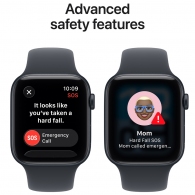 Смарт часы Apple Watch SE 3 GPS 44mm Midnight Aluminium Case with Midnight Sport Band - S/M thumbnav 7