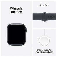 Смарт часы Apple Watch SE 3 GPS 44mm Midnight Aluminium Case with Midnight Sport Band - S/M thumbnav 8
