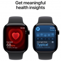 Ceas inteligent Apple Watch Series 11 GPS 42mm Jet Black Aluminium Case with Black Sport Band - S/M thumbnav 5