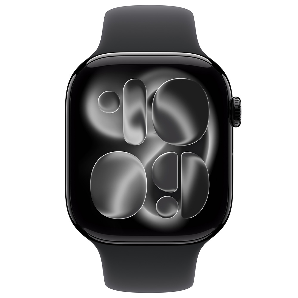 Ceas inteligent Apple Watch Series 11 GPS 42mm Jet Black Aluminium Case with Black Sport Band - M/L photo 2