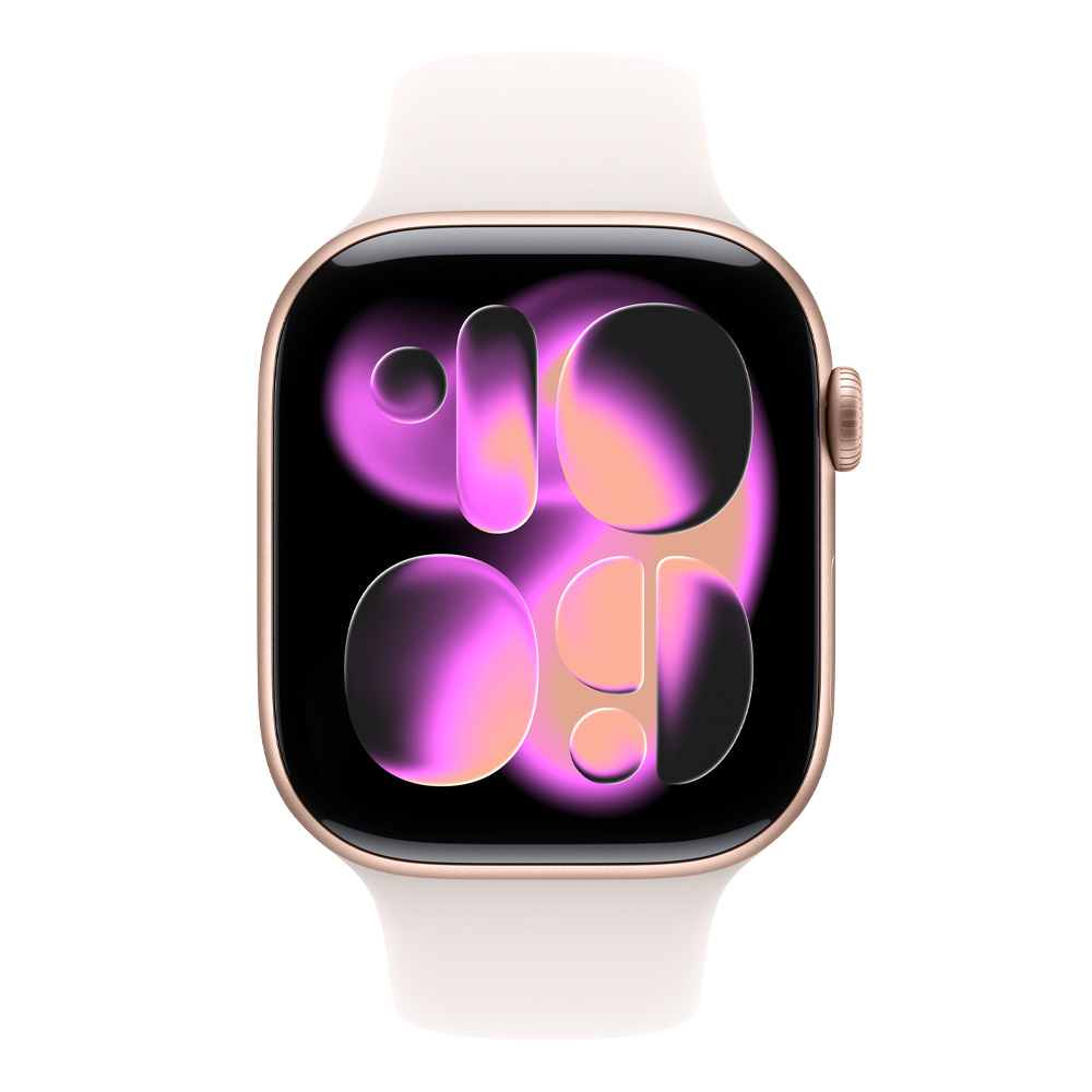 Смарт часы Apple Watch Series 11 GPS 42mm Rose Gold Aluminium Case with Light Blush Sport Band - S/M photo 2