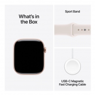Смарт часы Apple Watch Series 11 GPS 42mm Rose Gold Aluminium Case with Light Blush Sport Band - S/M thumbnav 8