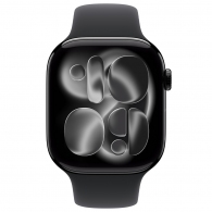 Ceas inteligent Apple Watch Series 11 GPS 46mm Jet Black Aluminium Case with Black Sport Band - S/M thumbnav 2