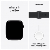 Ceas inteligent Apple Watch Series 11 GPS 46mm Jet Black Aluminium Case with Black Sport Band - S/M thumbnav 8