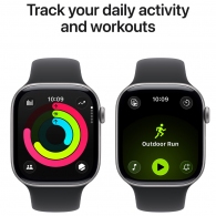 Смарт часы Apple Watch Series 11 GPS 46mm Space Grey Aluminium Case with Black Sport Band - S/M thumbnav 4