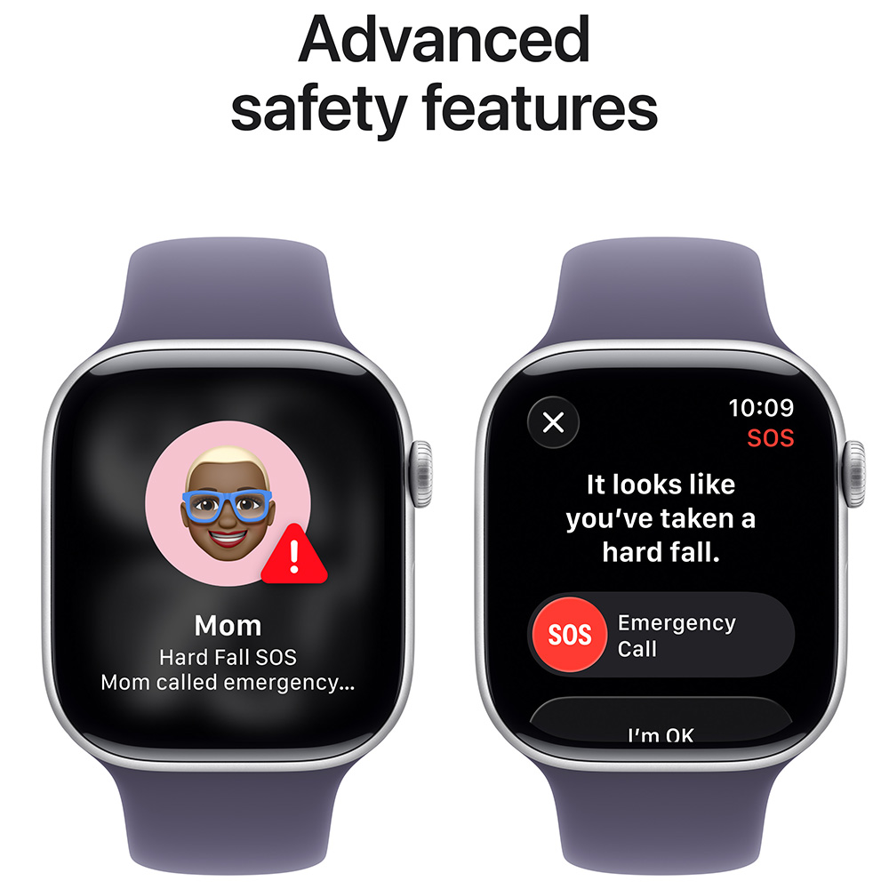 Ceas inteligent Apple Watch Series 11 GPS 46mm Silver Aluminium Case with Purple Fog Sport Band - S/M photo 6