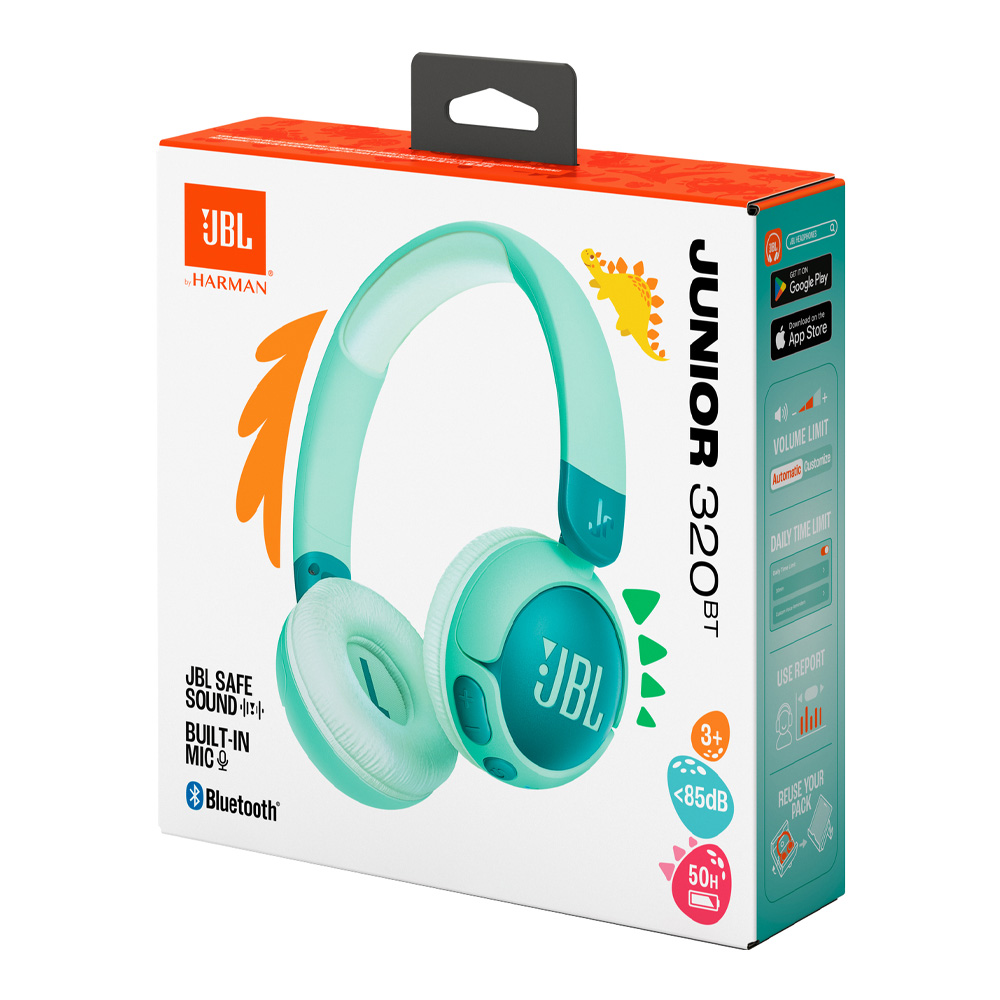 Наушники JBL JR320BT Green Беспроводные / Детские / Green photo 8