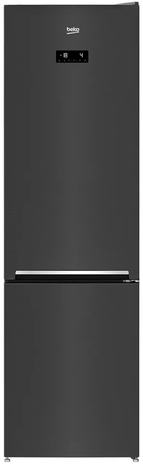 Холодильник с нижней морозильной камерой Beko RCNA406E40ZXBRN, 362 л, 202.5 см, E, Нержавеющая сталь