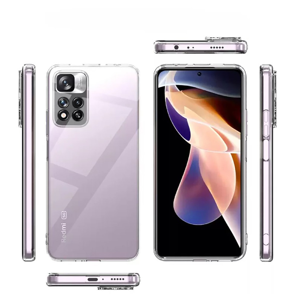 Husa Pentru smartphone Screen Geeks Xiaomi Redmi Note 11 Pro TPU Transparent photo 2
