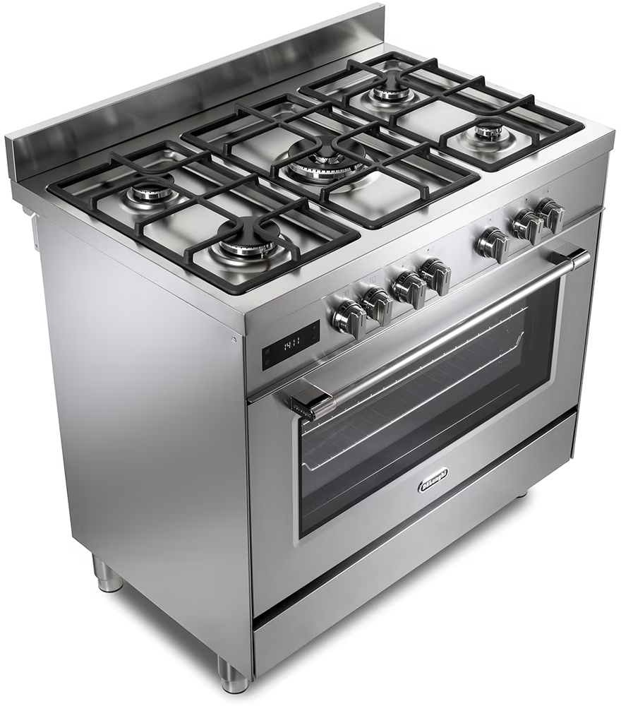 Газовая плита DeLonghi PRO 96 MX ED RO / 5 конфорок / 90 см / Нержавеющая сталь photo 6