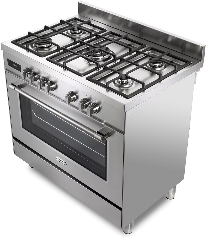 Газовая плита DeLonghi PRO 96 MX ED RO / 5 конфорок / 90 см / Нержавеющая сталь photo 7