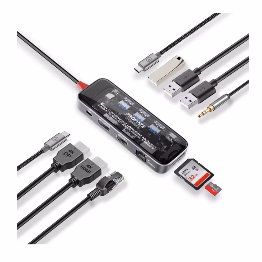 USB Hub Promate TRANSHUB-PRO 
