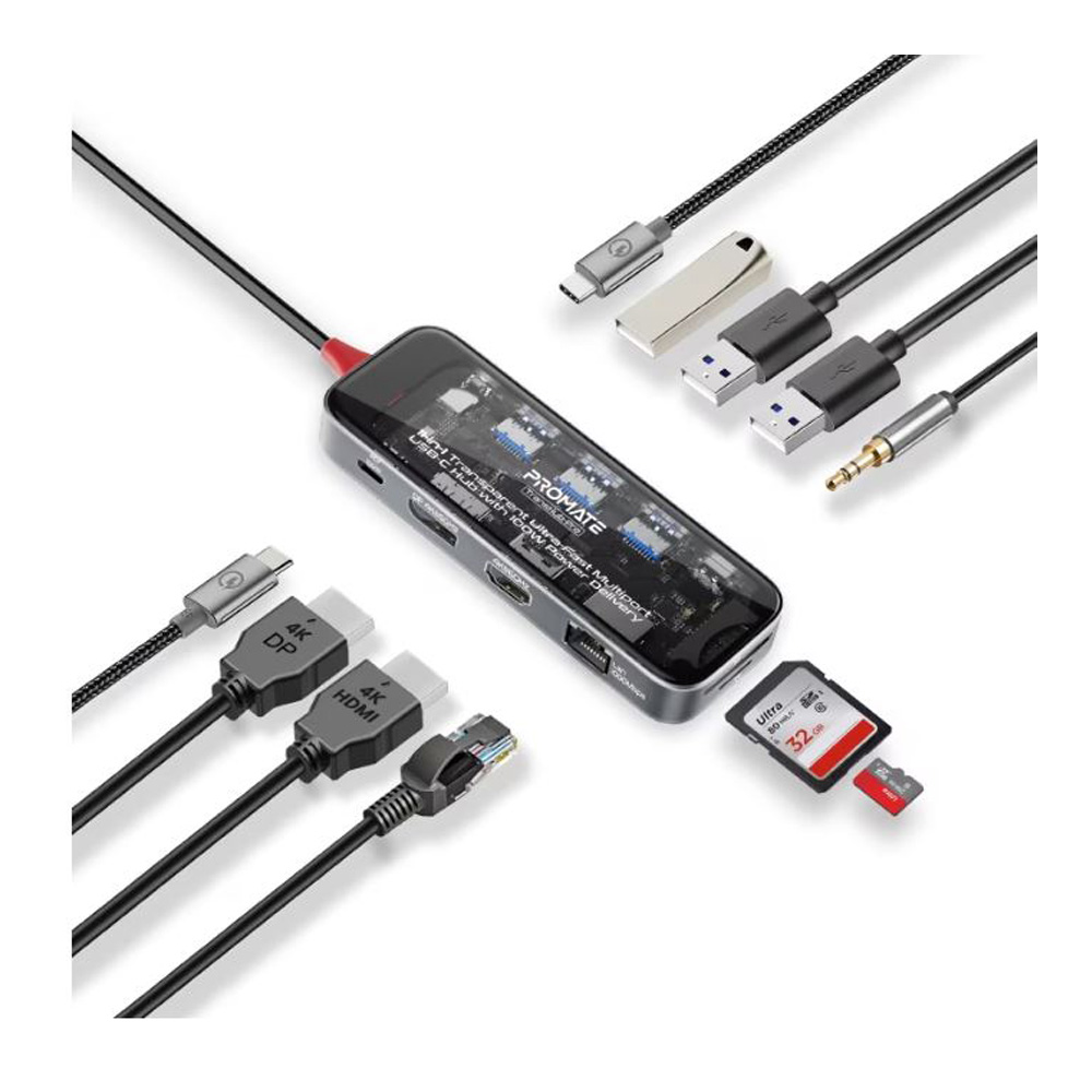 USB Hub Promate TRANSHUB-PRO photo 1 USB Hub Promate TRANSHUB-PRO photo 1