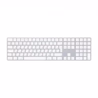 Tastatura fara fir Apple Magic Keyboard with Numeric Keypad RU / A1843 / MXCJ3RS/A / Silver