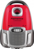 Aspirator cu sac Gorenje VCEA22FRS, 700 W, 78 dB, Rosu thumbnav 1