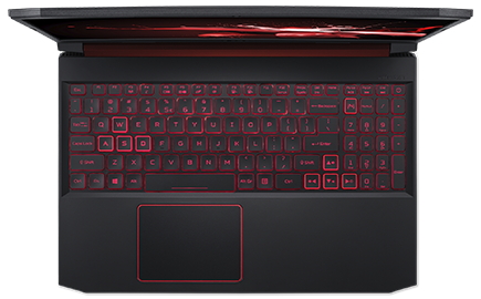 Ноутбук Acer Игровой Nitro 5 Nitro AN515-54 Obsidian Black (NH.Q5AEU.05H) 15.6” / 8 ГБ / 512 ГБ / Core i5 / GeForce GTX 1050 / Чёрный с красным photo 5