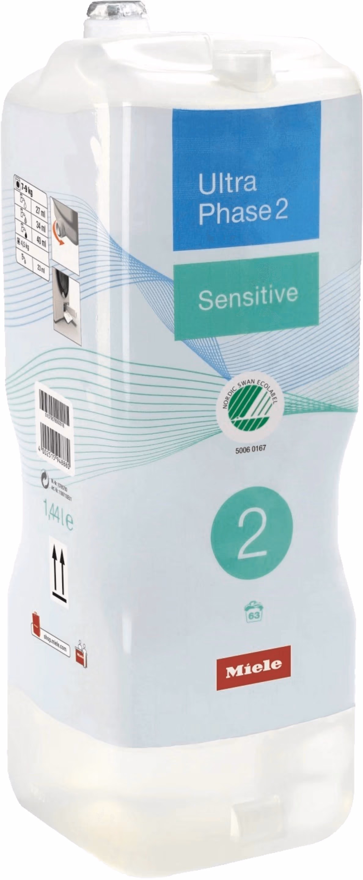 Gel p/u spalare hainelor alb Miele Cartridge Sensitive UP2