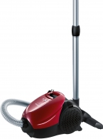Пылесос с мешком Bosch BSN1701RU, 1700 Вт, 73 дБ, Черный с красным thumbnav 3