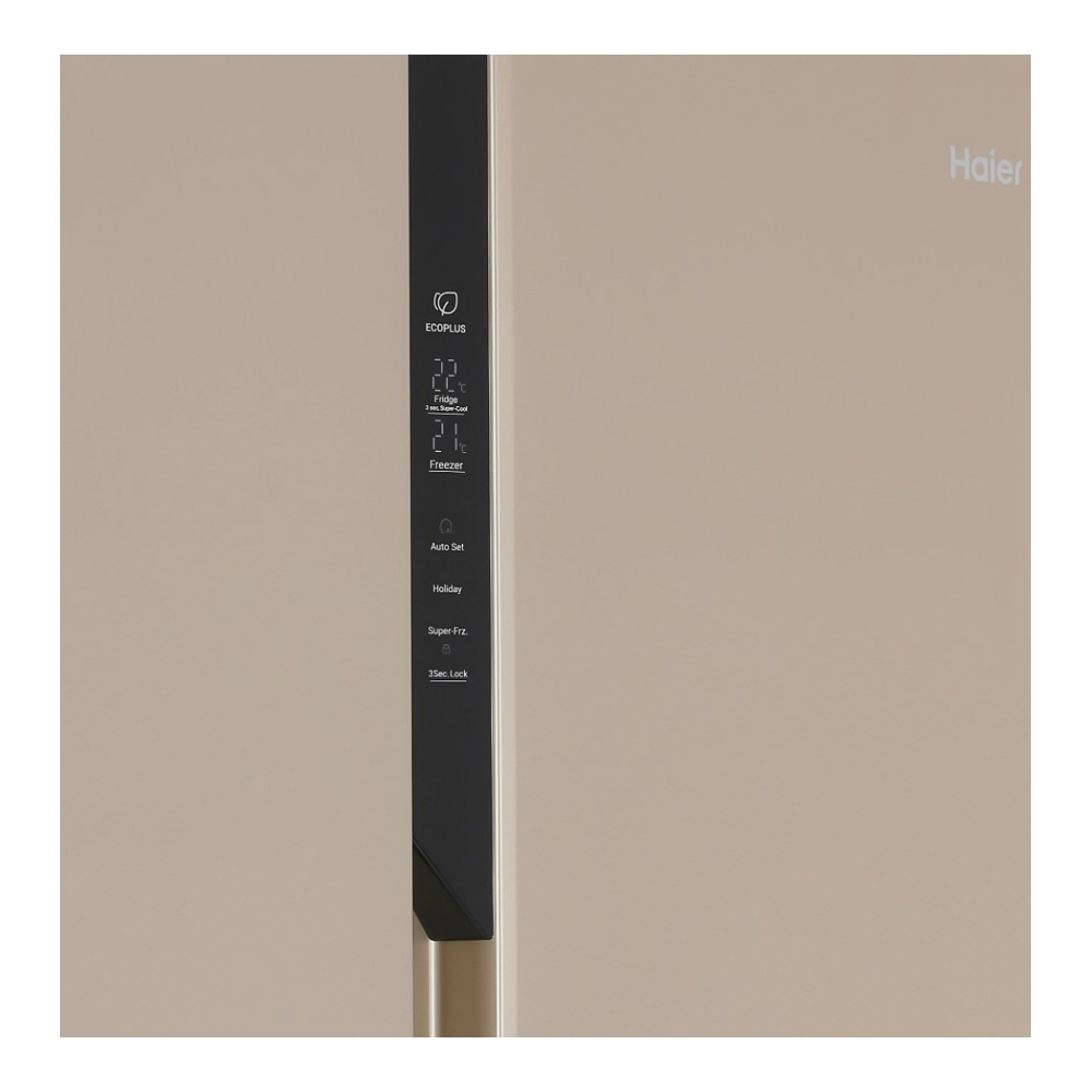 Frigider Side-by-Side Haier HRF-541DG7RU / 504 l / 177.5 cm / A+ / Auriu photo 7