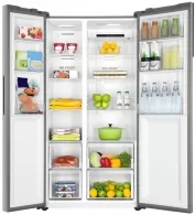 Холодильник Side-by-Side Haier HRF541DM7RU, 504 л, 177.5 см, A+, Серебристый